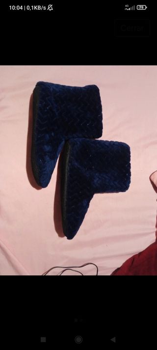 Zapatillas de estar por casa tipo bota