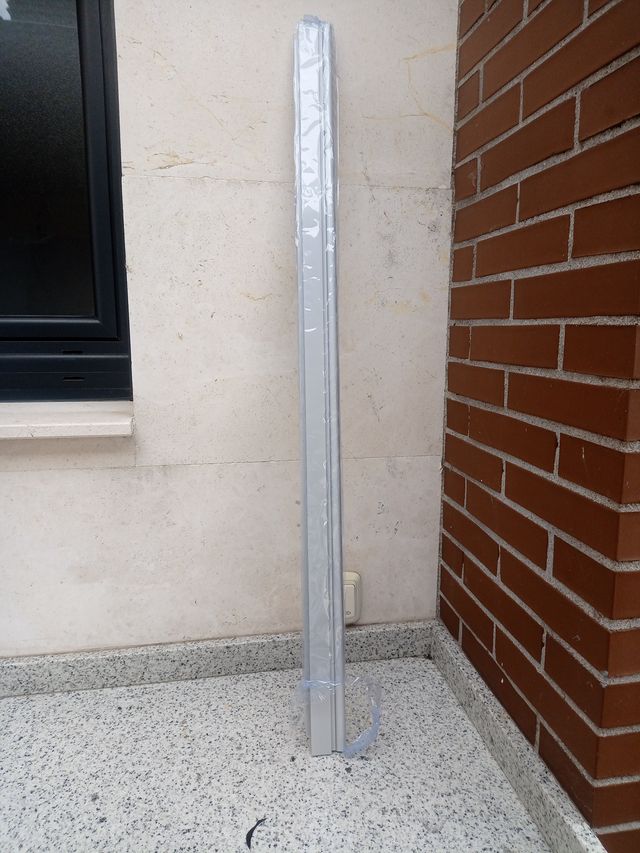 Marquesina VOUNOT Puerta/Ventana Negra Transparent