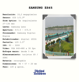 Cámara Samsung ES65