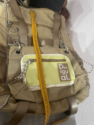 Mochila Desigual Voyager XL Beige/Amarilla