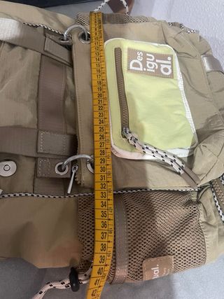 Mochila Desigual Voyager XL Beige/Amarilla