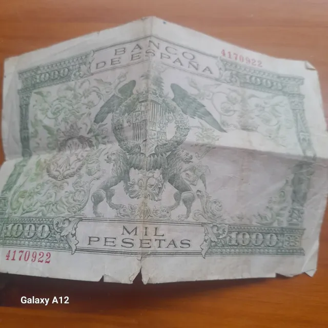 Billete 1000 Pesetas Banco de España