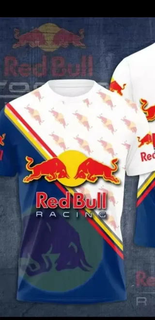 Camiseta Red Bull Racing Azul y Blanca