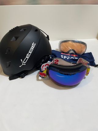 Pack Casco y Gafas Esquí Snowboard