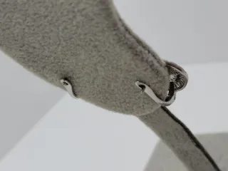 Pendientes Negros y Plateados Diseño Greca