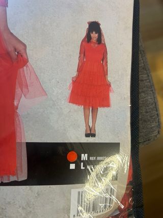 Disfraz Red Wife Talla M