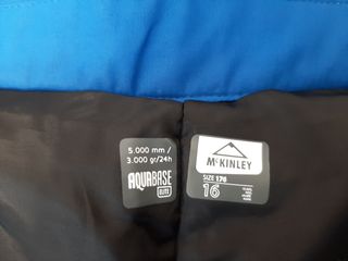 Pantalón de esquí McKinley azul y negro