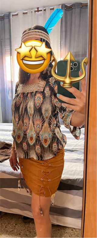 Disfraz de India con cordones