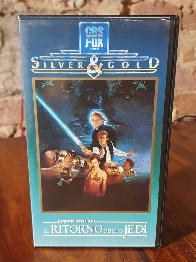 Lotto 3 VHS Guerre Stellari L'Impero Ritorno Jedi