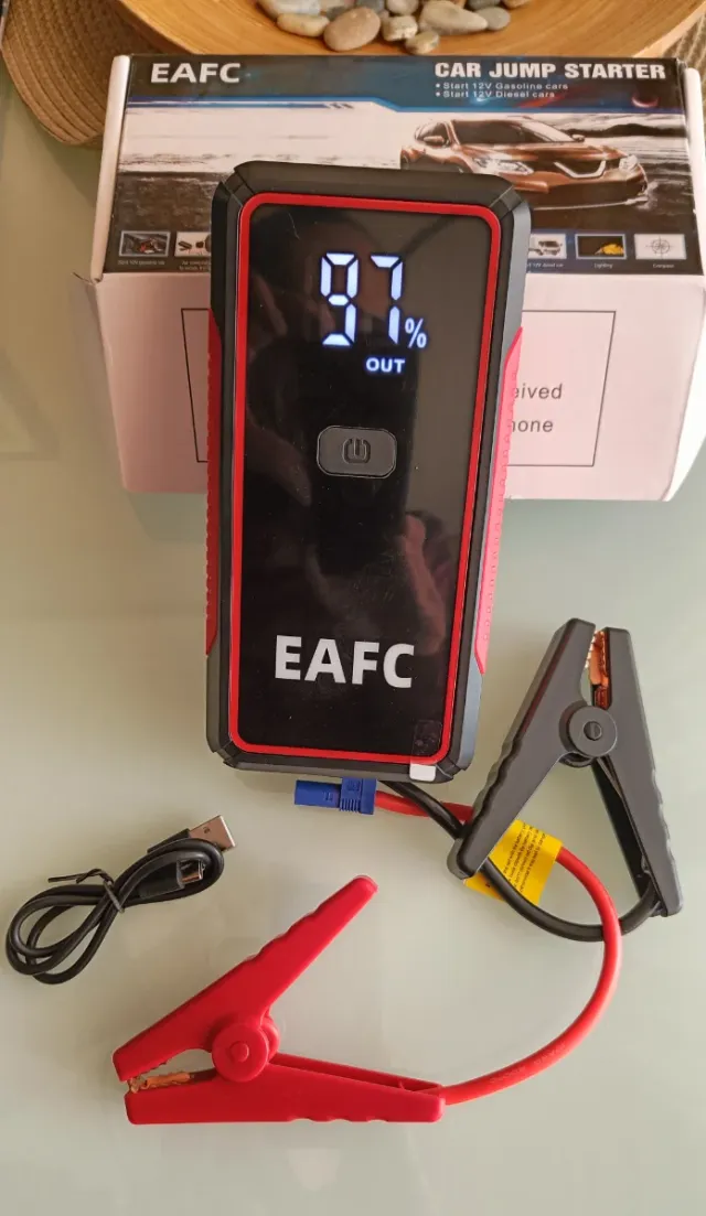 Arrancador Coche 12V, 600-2000A Nuevo