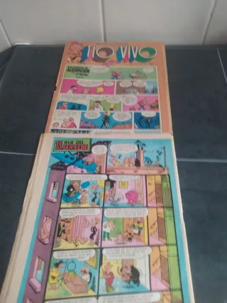 Tebeos antiguos Tío Vivo y 15 Rue del Percebe