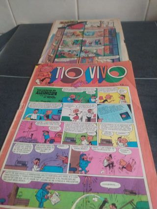 Tebeos antiguos Tío Vivo y 15 Rue del Percebe