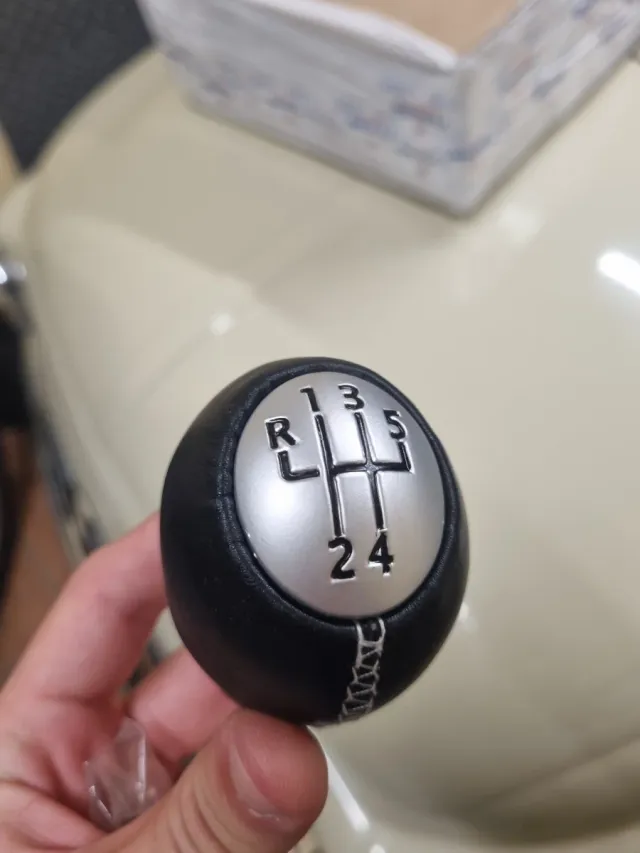 Pomello Cambio 5 Marce Pelle Renault