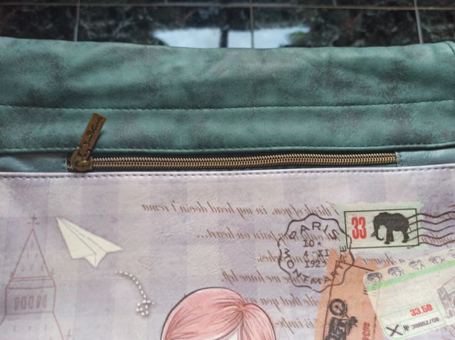 Mochila estilo vintage con estampado