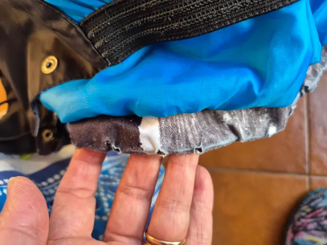 Abrigo Quiksilver multicolor.