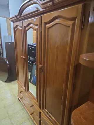 Armario Provenzal Madera 3 Puertas