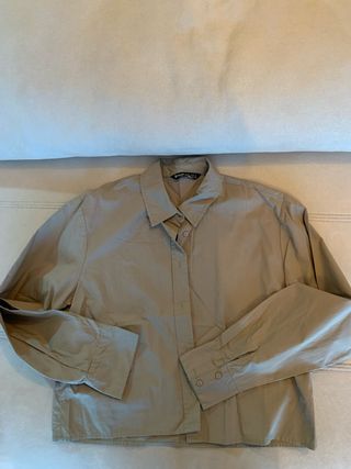 Camisa Stradivarius Beige Talla S