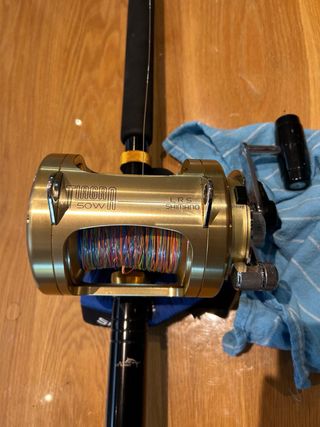 Caña + Carrete Shimano Tiagra 50W II LRS Atún