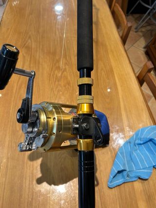 Caña + Carrete Shimano Tiagra 50W II LRS Atún