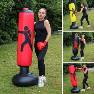 Saco de Boxeo Inflable 160cm PVC Antigolpes