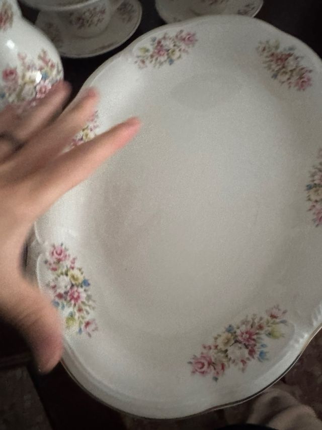 7 Juegos de café Chamberlain porcelana. Coleccion