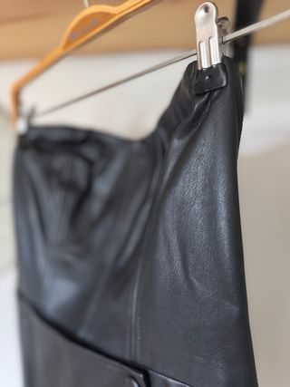 Mono polipiel Zara negro