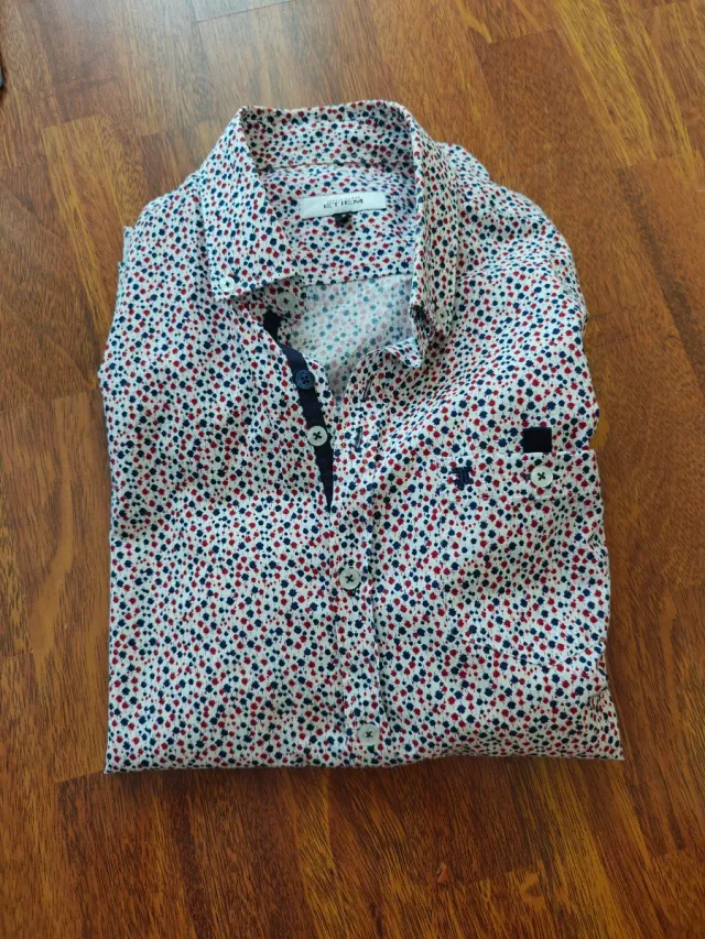 Camisa Etiem Estampada Talla M