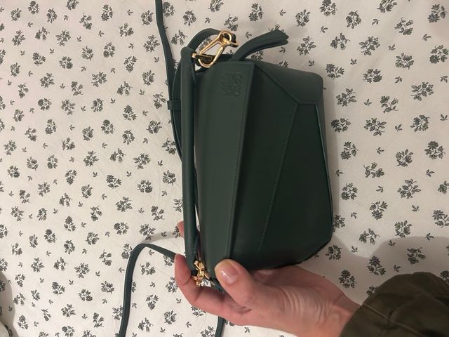 Bolso Mini Loewe Puzzle Verde