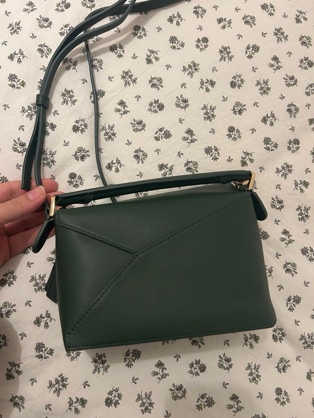 Bolso Mini Loewe Puzzle Verde