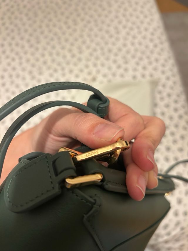 Bolso Mini Loewe Puzzle Verde