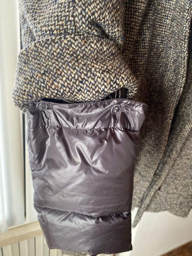 Giubbotto donna con cappuccio in pelliccia