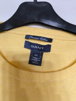 Jersey Gant Amarillo Talla XXXL
