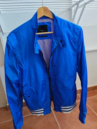 Chaqueta Caramelo Azul Eléctrico