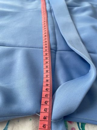 Vestido Matilde Cano Azul Talla 44 Nuevo