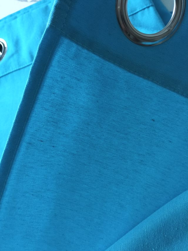 Cortinas turquesas 138x253