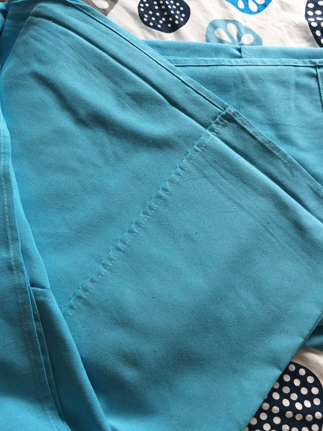 Cortinas turquesas 138x253