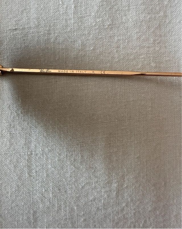 Gafas Ray-Ban Octogonales Azul Dorado