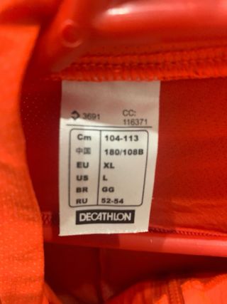 Maillot Ciclismo Btwin Naranja