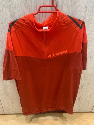 Maillot Ciclismo Btwin Naranja