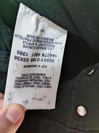 Jeans Levi's Uomo Neri Taglia 48-50