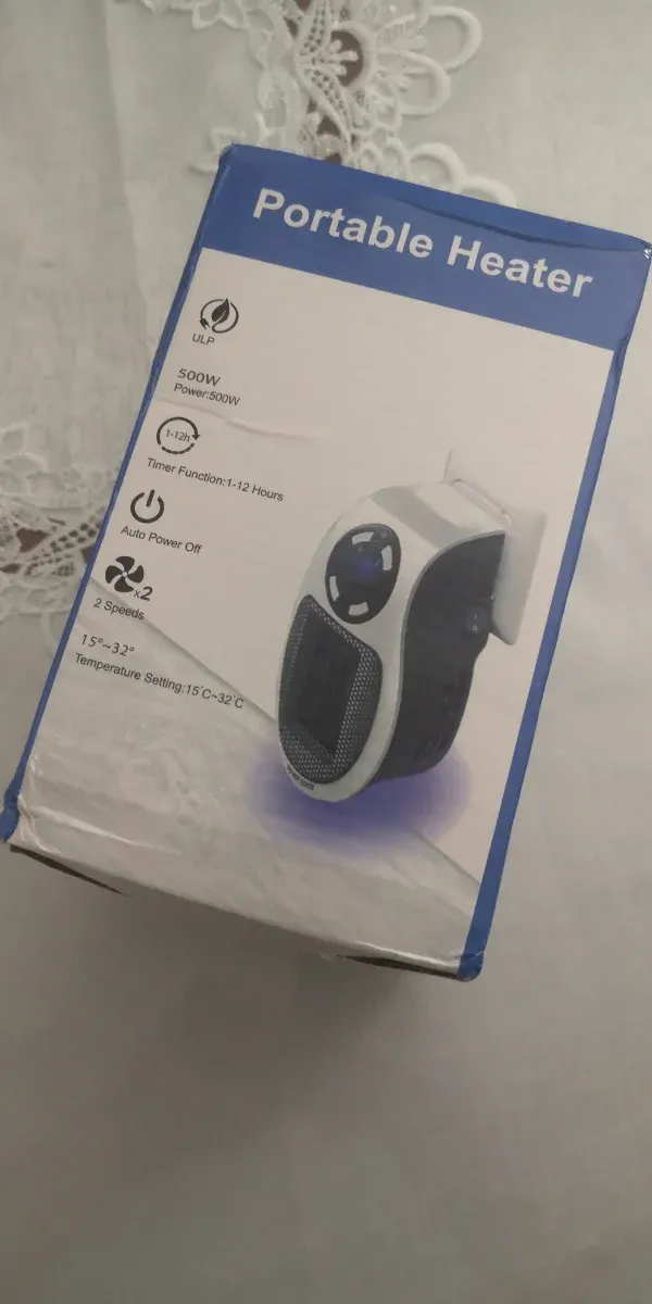 Calentador Portátil Eléctrico 500W