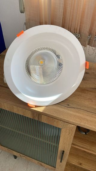 Lámpara LED Empotrable Redonda Blanca