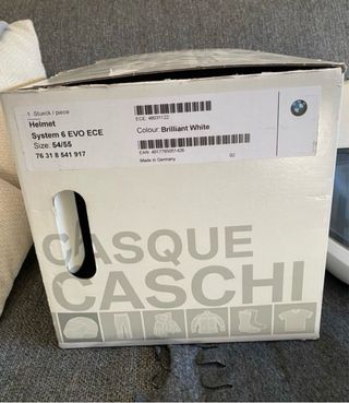 Casco BMW Blanco Talla 54/55
