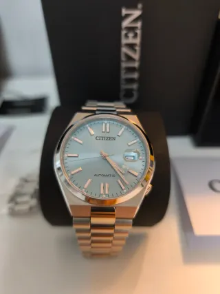 Citizen Tsuyosa Azul Tiffany Automático Full set.