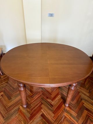 Mesa extensible de madera maciza