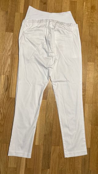 Pantalón premamá tono blanco