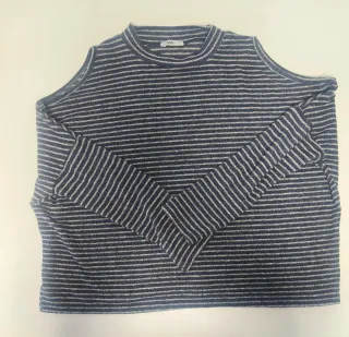 Jersey Noon hombros descubiertos rayas