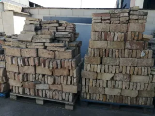 Ladrillos de taco, varios grosores