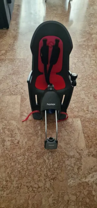 Silla de bici para niños Homax y casco