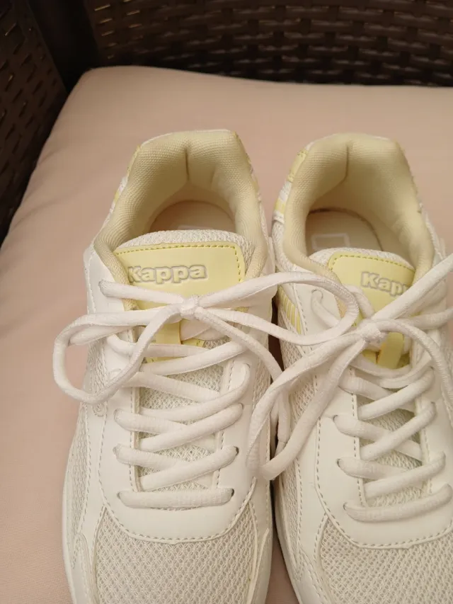 Scarpe da ginnastica Kappa donna bianche/gialle